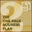one-page business plan